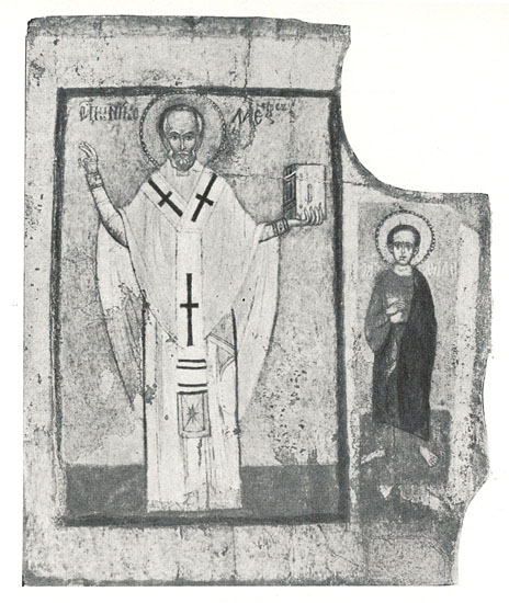 Икона «Никола и Филипп» из деревни Телятниково